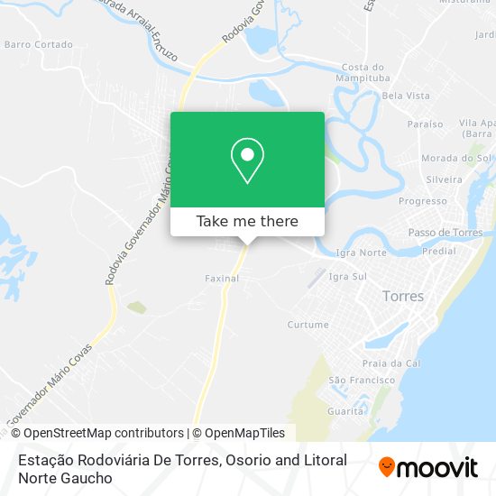 Estação Rodoviária De Torres map