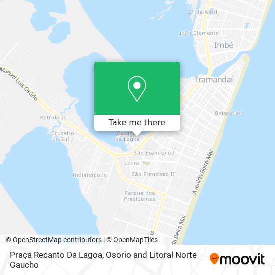 Praça Recanto Da Lagoa map