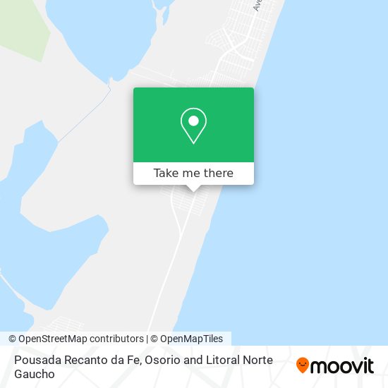 Pousada Recanto da Fe map