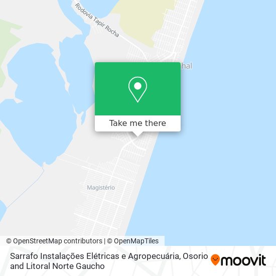 Sarrafo Instalações Elétricas e Agropecuária map