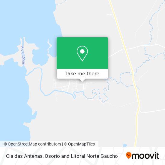 Cia das Antenas map