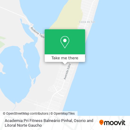 Academia Pri Fitness Balneário Pinhal map