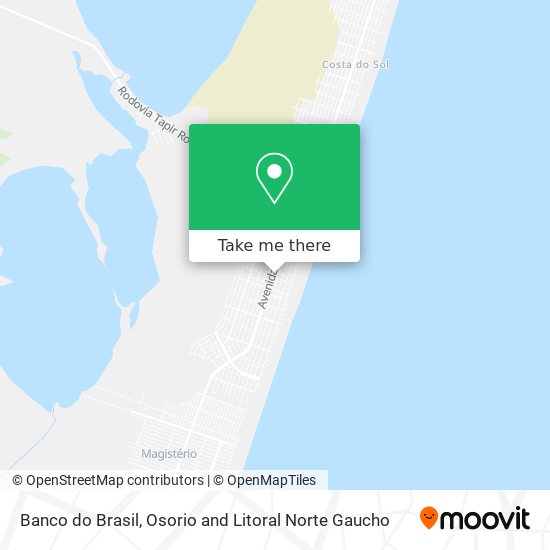 Banco do Brasil map