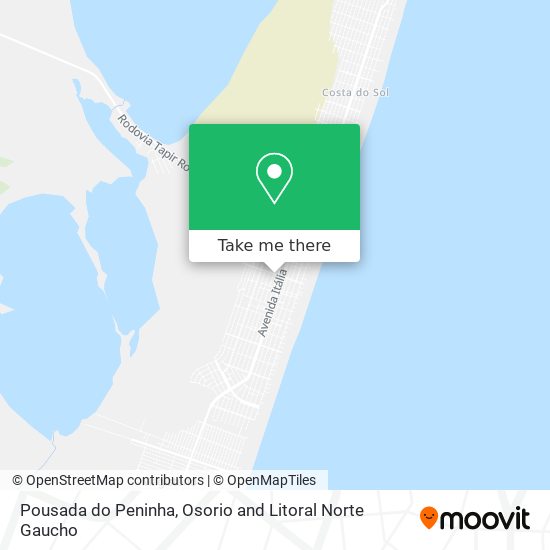 Pousada do Peninha map