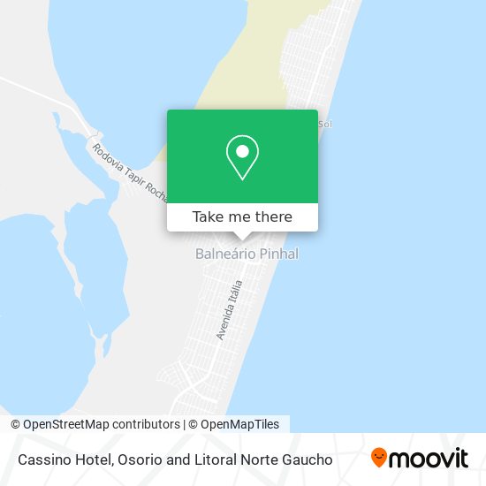 Cassino Hotel map