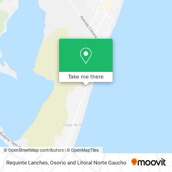 Requinte Lanches map