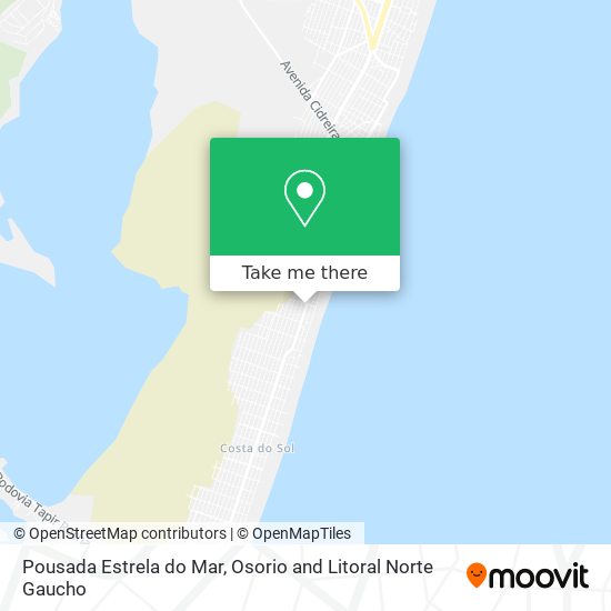 Pousada Estrela do Mar map
