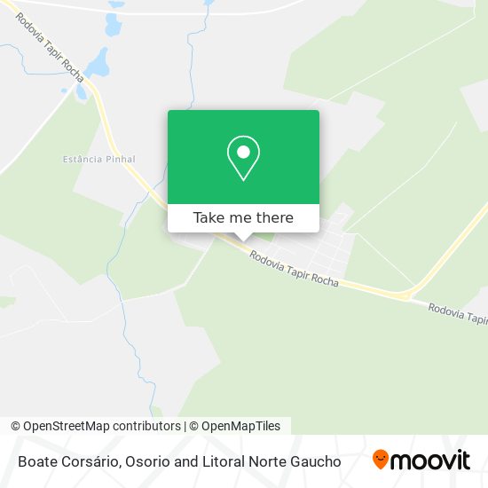 Boate Corsário map