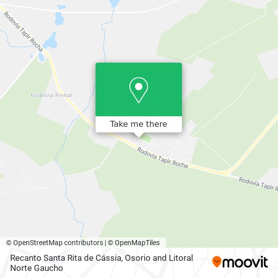 Recanto Santa Rita de Cássia map