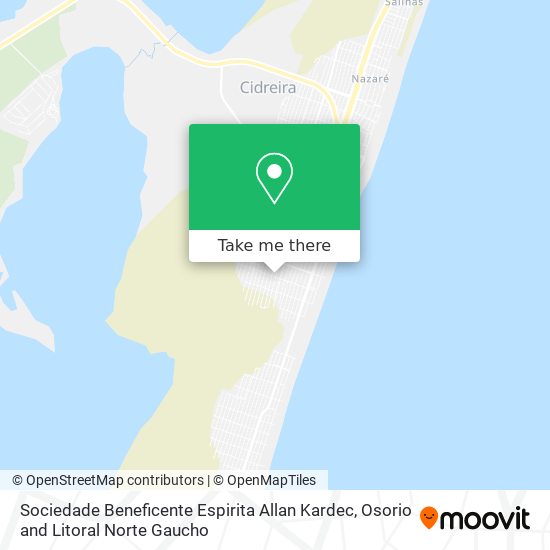 Sociedade Beneficente Espirita Allan Kardec map