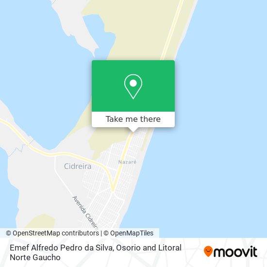 Emef Alfredo Pedro da Silva map