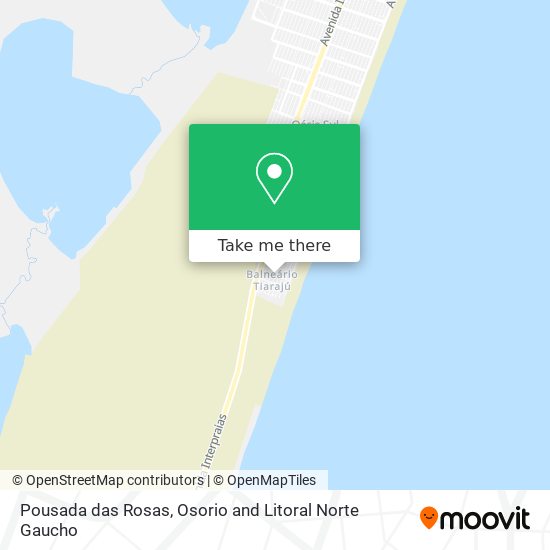 Pousada das Rosas map