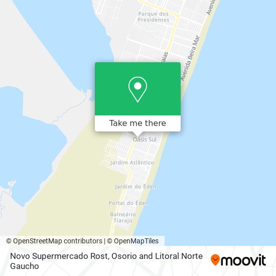 Novo Supermercado Rost map