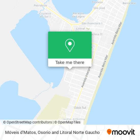 Móveis d'Matos map