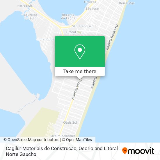 Cagilur Materiais de Construcao map