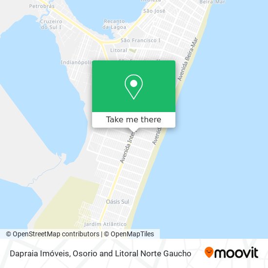 Dapraia Imóveis map