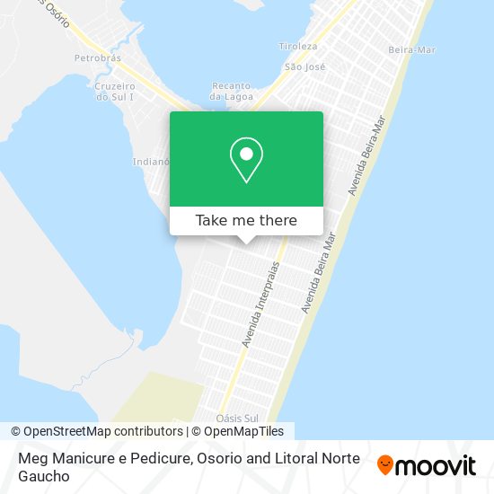 Meg Manicure e Pedicure map