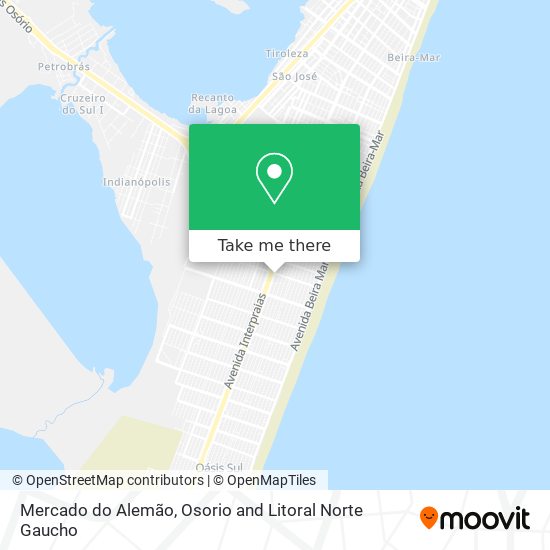 Mercado do Alemão map