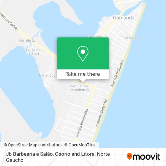 Jb Barbearia e Salão map