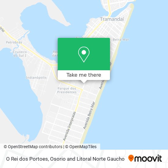 O Rei dos Portoes map