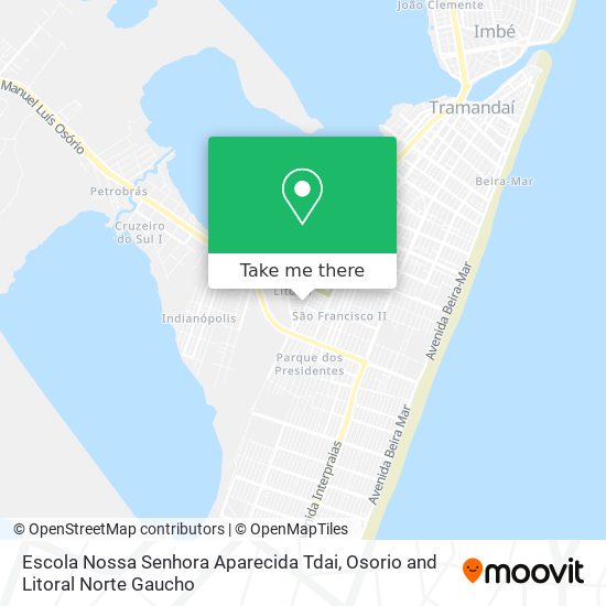 Mapa Escola Nossa Senhora Aparecida Tdai