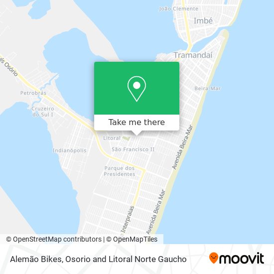 Alemão Bikes map