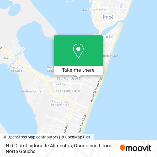 N R Distribuidora de Alimentos map