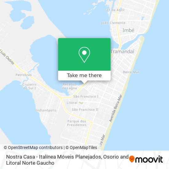 Nostra Casa - Italínea Móveis Planejados map