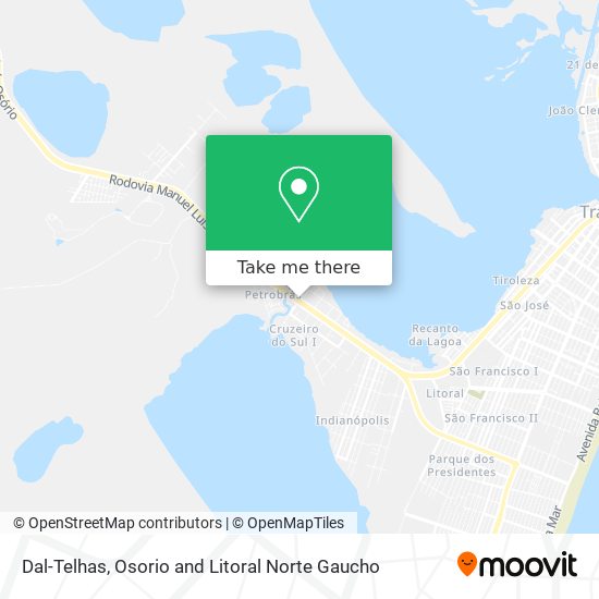 Dal-Telhas map
