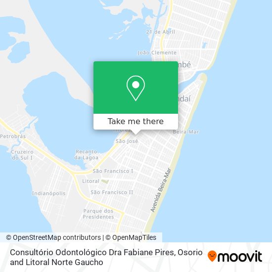 Consultório Odontológico Dra Fabiane Pires map