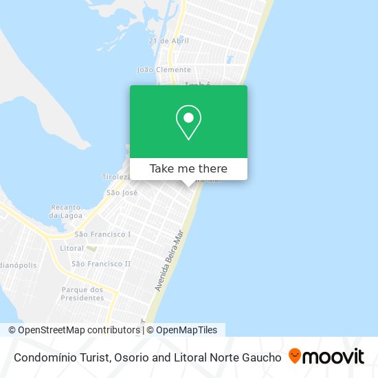 Condomínio Turist map