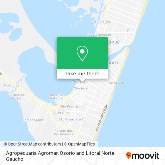 Agropecuaria Agromar map