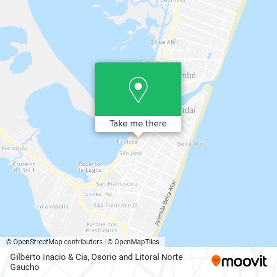 Gilberto Inacio & Cia map