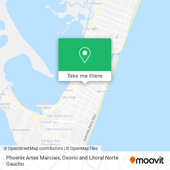 Phoenix Artes Marciais map