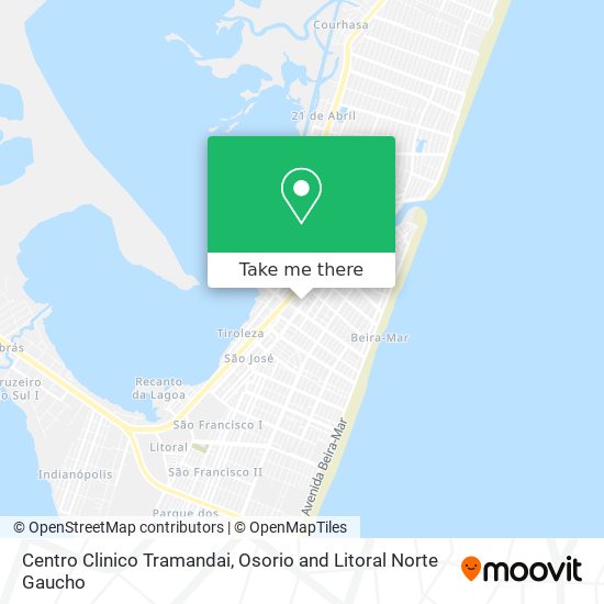 Centro Clinico Tramandai map