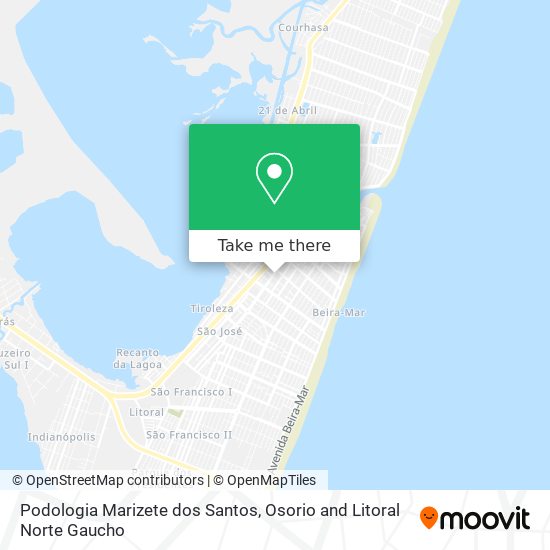 Podologia Marizete dos Santos map