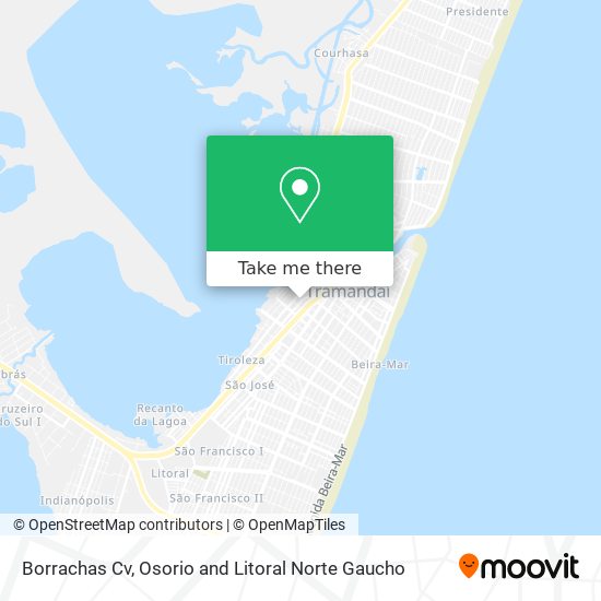 Borrachas Cv map