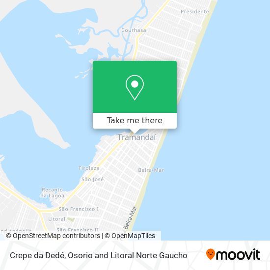 Crepe da Dedé map