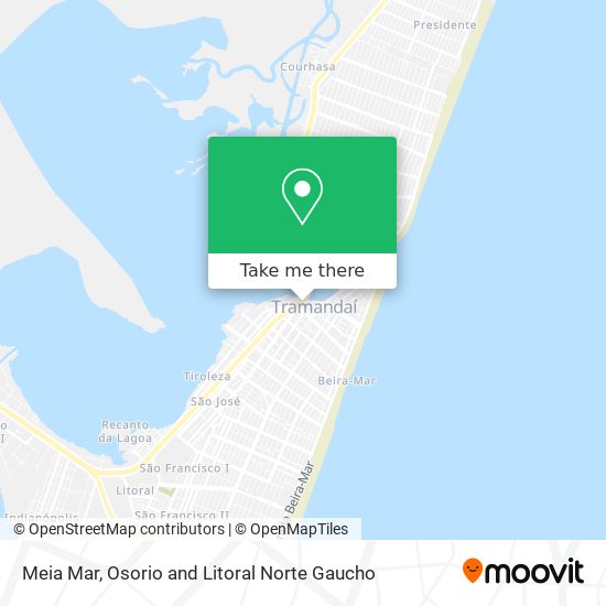 Meia Mar map