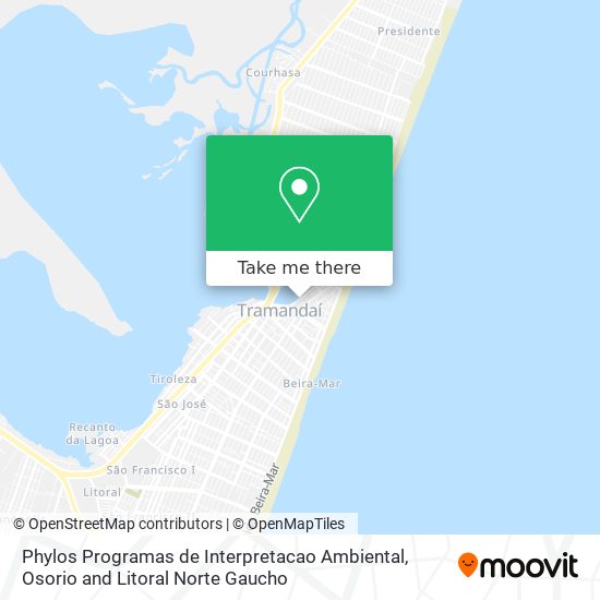 Phylos Programas de Interpretacao Ambiental map