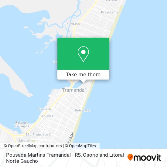 Pousada Martins Tramandaí - RS map