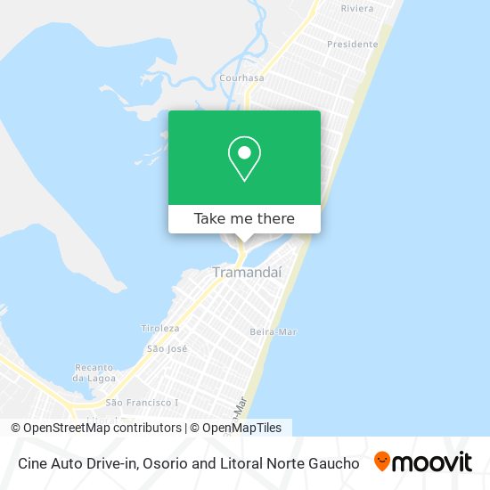 Cine Auto Drive-in map