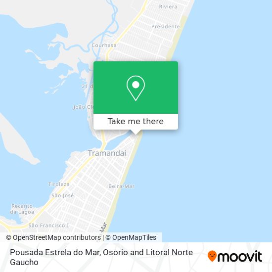 Pousada Estrela do Mar map