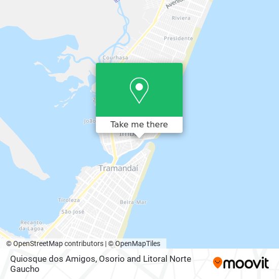 Quiosque dos Amigos map