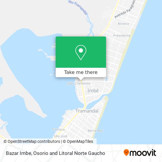 Bazar Imbe map