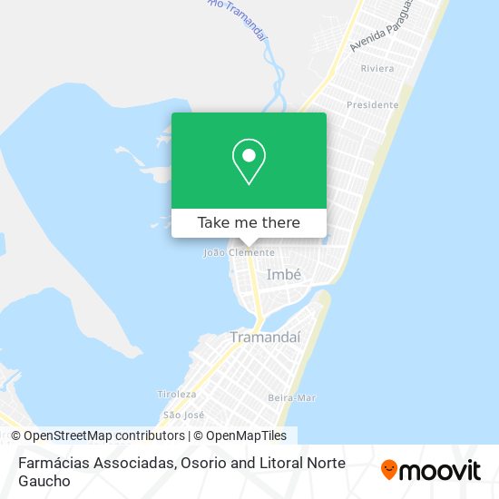 Farmácias Associadas map