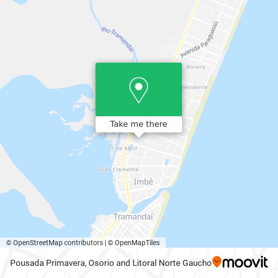 Pousada Primavera map