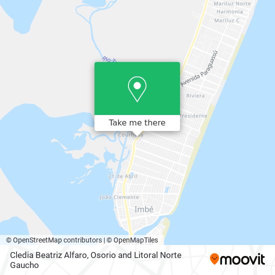 Cledia Beatriz Alfaro map