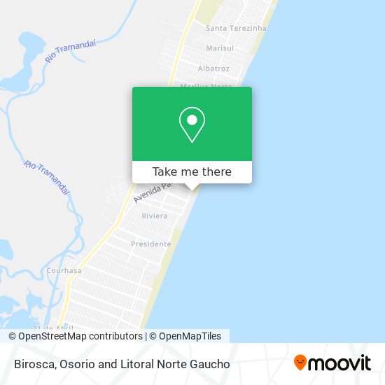 Birosca map