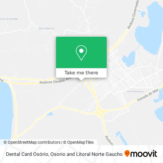 Dental Card Osório map
